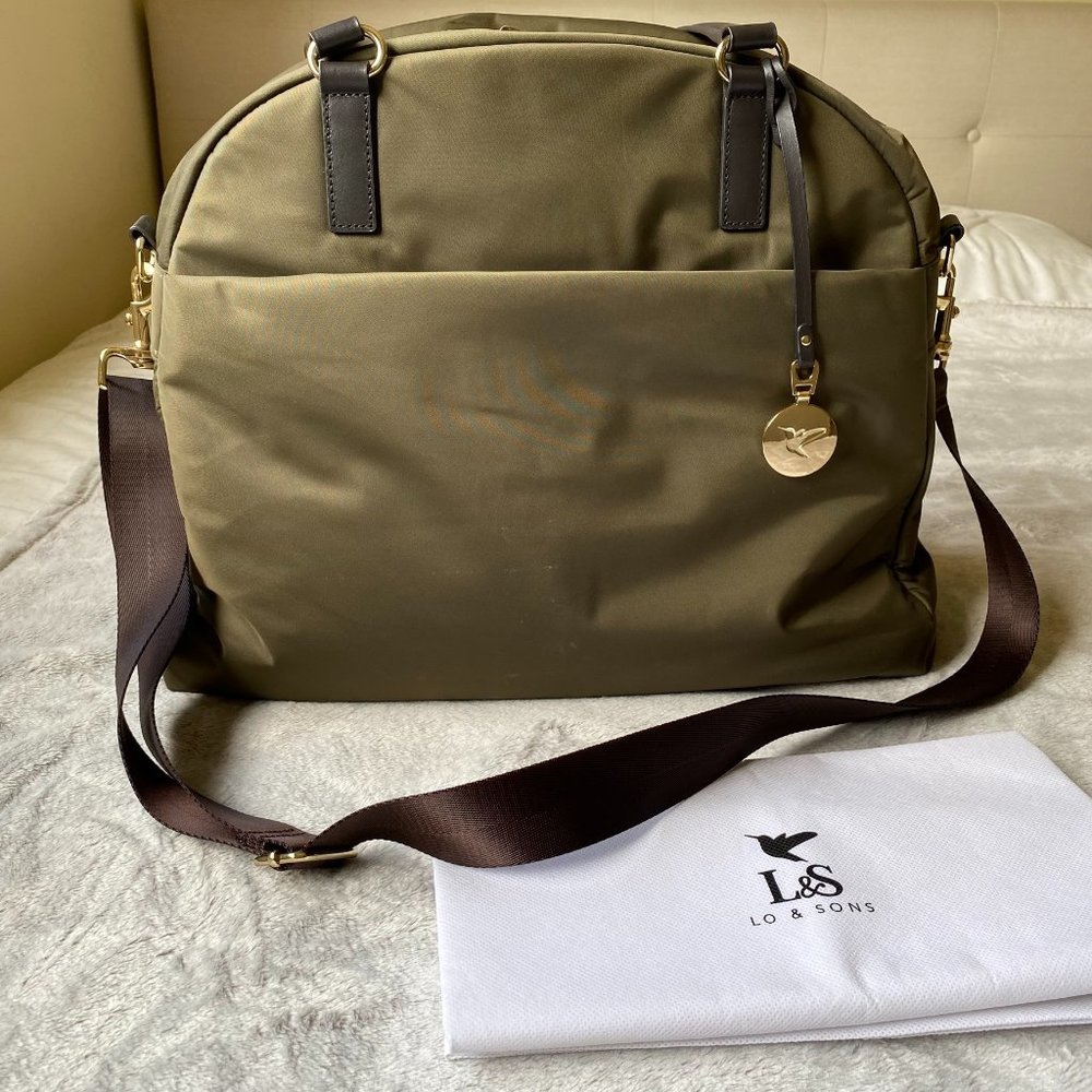 Lo & Sons O.G. Large Overnight Travel Work Bag in Olive Green